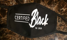 Load image into Gallery viewer, Certified Black Face Mask